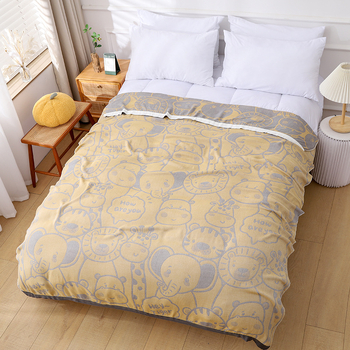 Bambuko pluošto antklodė – vasara, geometrinis raštas, pastoralinio stiliaus, 500–799 g