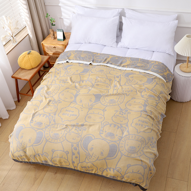 Bambuko pluošto antklodė – vasara, geometrinis raštas, pastoralinio stiliaus, 500–799 g