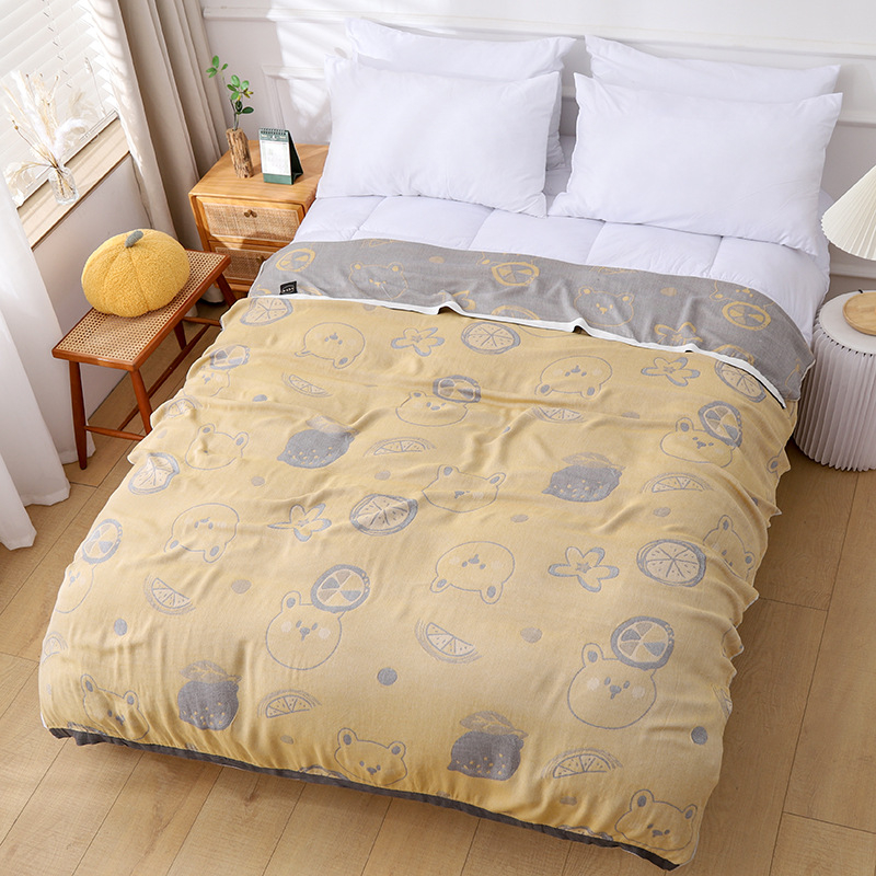 Bambuko pluošto antklodė – vasara, geometrinis raštas, pastoralinio stiliaus, 500–799 g