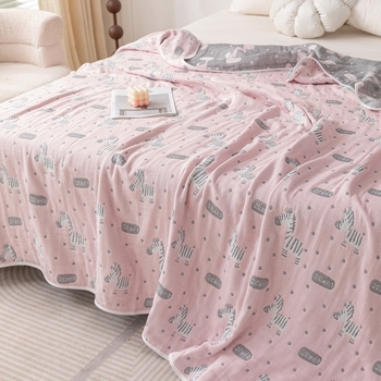 Puuvillane marli tekk rätikust tekke jaoks suveks, 1.1–1.5 kg, džakardmustriga taimede motiividega