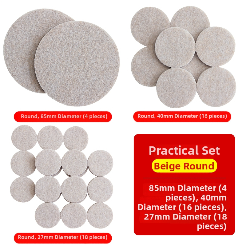 Filco stalo ir kėdės kojų padėkliukai – neslysta, tylūs, atsparūs dėvėjimuisi; Forma: Kvadratas; Raštas: 8834016; Stilius: Universalus