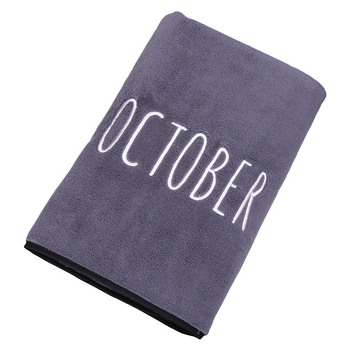 Wanyu vonios rankšluostis, mikropluoštas, išsiuvinėtas logotipas, super sugeriantis, svoris 300–400 g