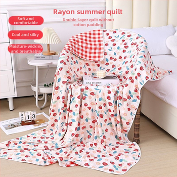 Puuvillane triibuline kate, kerge, alla 300 g, värske ja puhas stiil