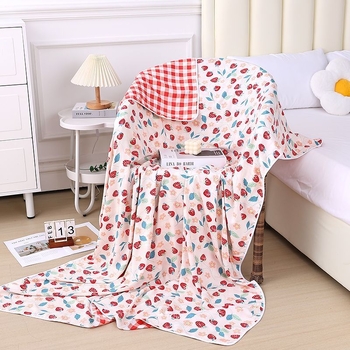 Puuvillane triibuline kate, kerge, alla 300 g, värske ja puhas stiil