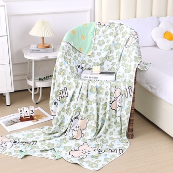 Puuvillane triibuline kate, kerge, alla 300 g, värske ja puhas stiil