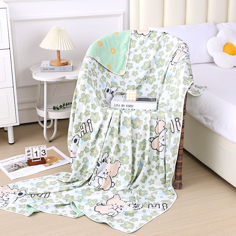 Puuvillane triibuline kate, kerge, alla 300 g, värske ja puhas stiil