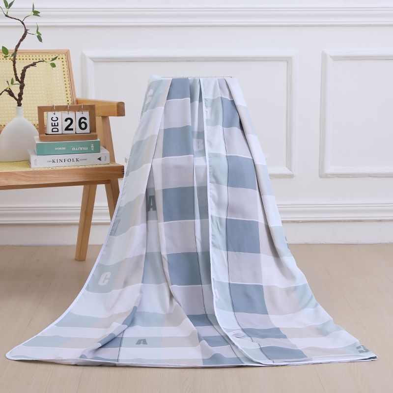 Puuvillane triibuline kate, kerge, alla 300 g, värske ja puhas stiil