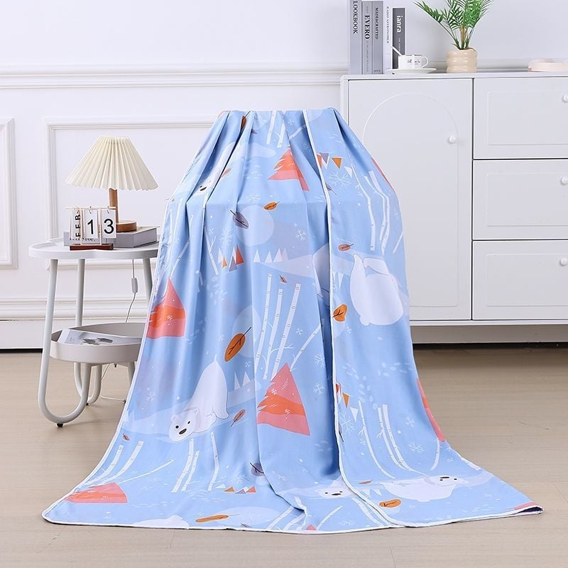 Puuvillane triibuline kate, kerge, alla 300 g, värske ja puhas stiil