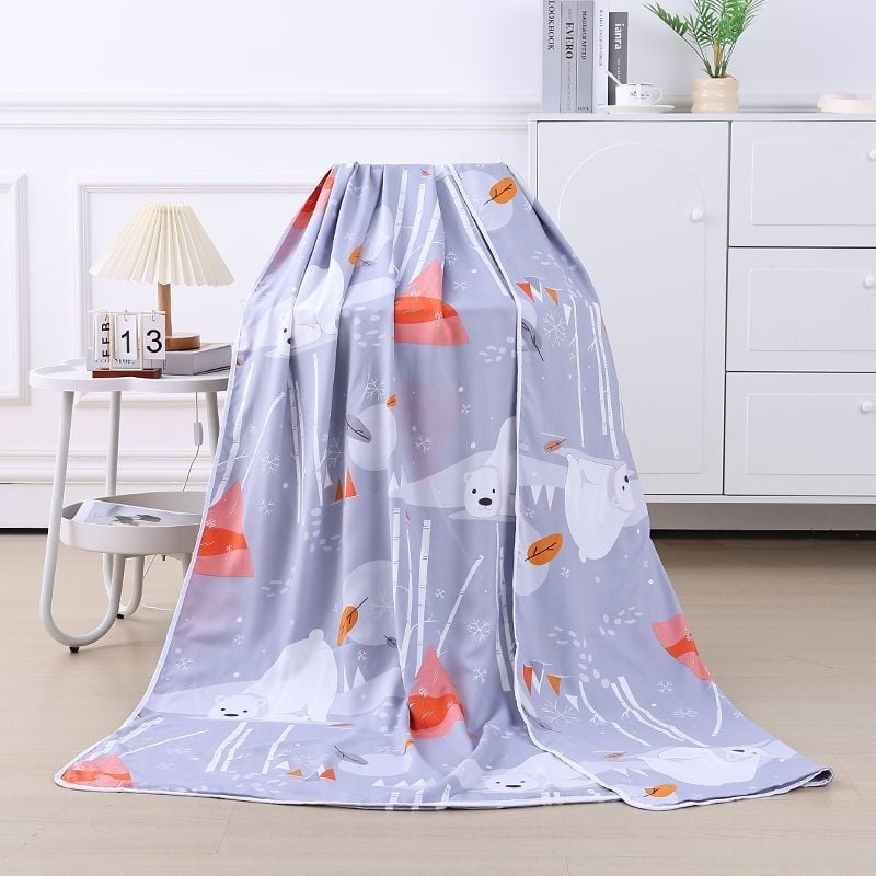 Puuvillane triibuline kate, kerge, alla 300 g, värske ja puhas stiil