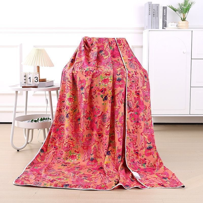 Puuvillane triibuline kate, kerge, alla 300 g, värske ja puhas stiil