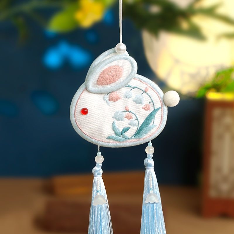 DIY komplet za vezenje u kineskom stilu — poliester tkanina, križni šav, uzorci životinja, biljaka i crtani likovi