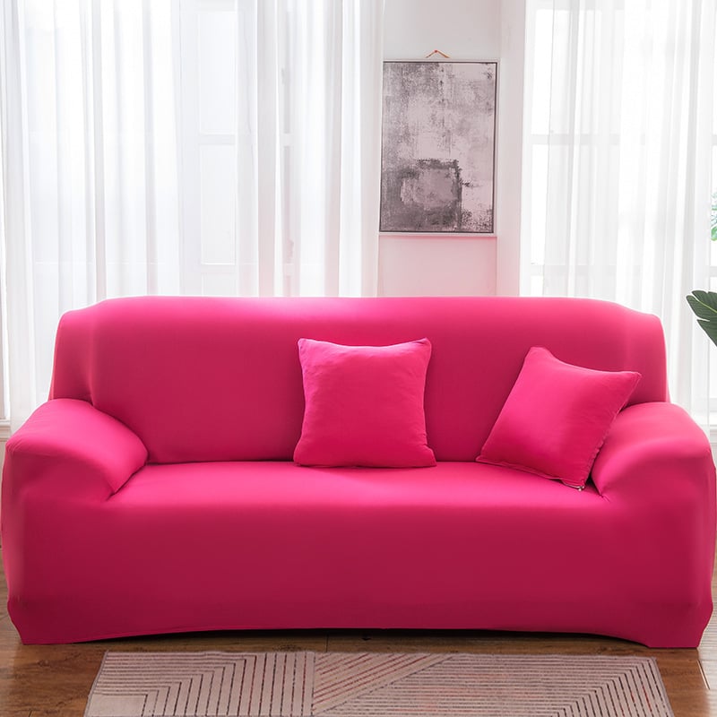 Elastinė sofa uždanga – universali pilna danga kampinei sofai – poliesteris, minimalistinis stilius, vienodas raštas, pritaikoma