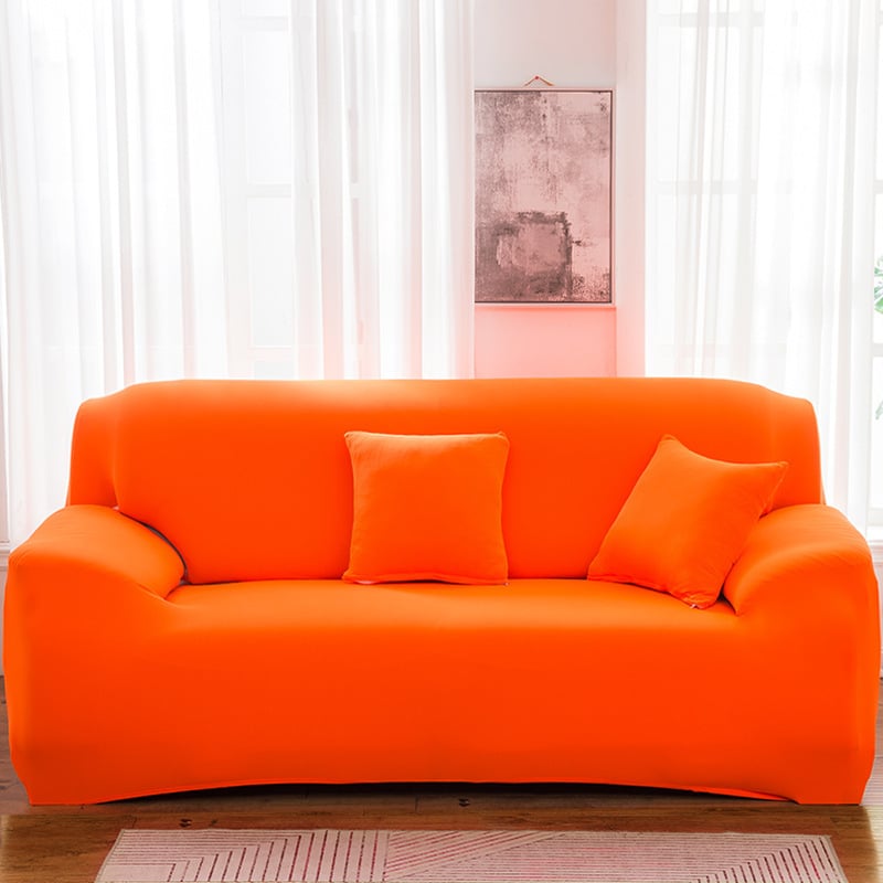 Elastinė sofa uždanga – universali pilna danga kampinei sofai – poliesteris, minimalistinis stilius, vienodas raštas, pritaikoma