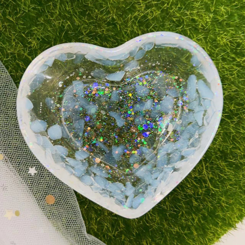 Kutija za nakit Crystal Queen | Kristalni materijal, Moderni stil, Funkcija demagnetizacije, Ručno izrađena smolna pohrana nakita