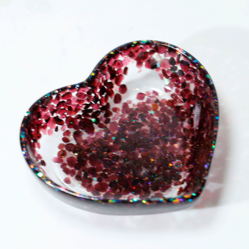 Kutija za nakit Crystal Queen | Kristalni materijal, Moderni stil, Funkcija demagnetizacije, Ručno izrađena smolna pohrana nakita