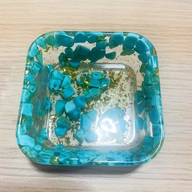 Kutija za nakit Crystal Queen | Kristalni materijal, Moderni stil, Funkcija demagnetizacije, Ručno izrađena smolna pohrana nakita