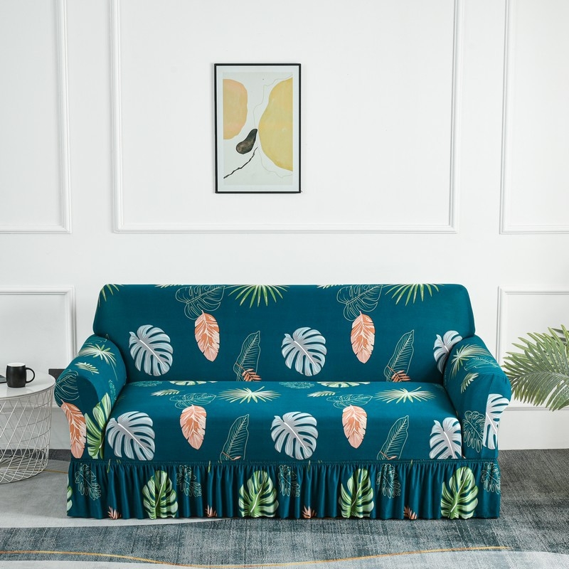 Binweihui poliesterio sofa uždanga kampinei svetainei – dryžuotas raštas, šiuolaikiškas minimalistinis stilius