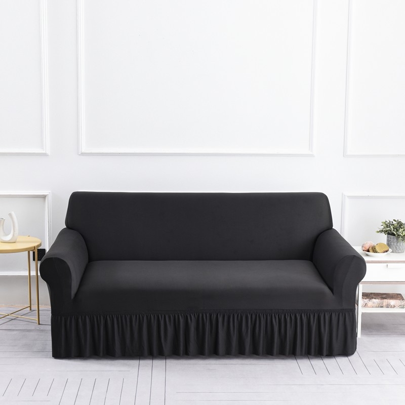 Binweihui poliesterio sofa uždanga kampinei svetainei – dryžuotas raštas, šiuolaikiškas minimalistinis stilius