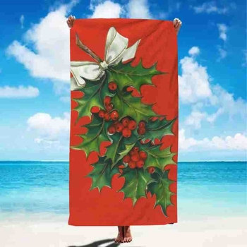 Mikropluošto vonios ir plaukimo rankšluostis – 200–300 g, 150d siūlai, siuvinėtas kraštas, be pūkų, greitas džiūvimas