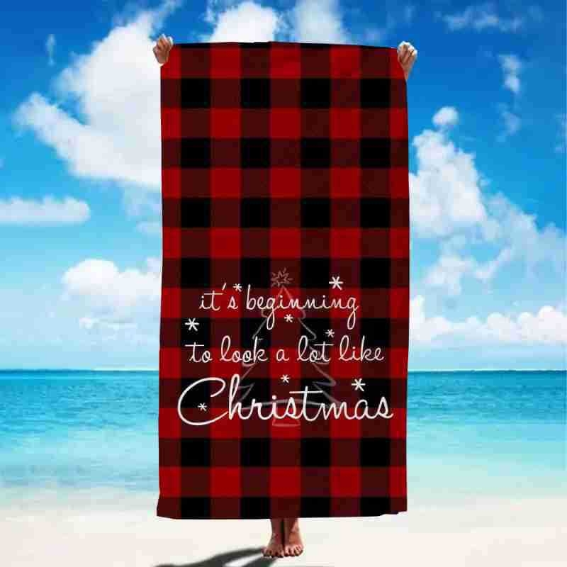 Mikropluošto vonios ir plaukimo rankšluostis – 200–300 g, 150d siūlai, siuvinėtas kraštas, be pūkų, greitas džiūvimas