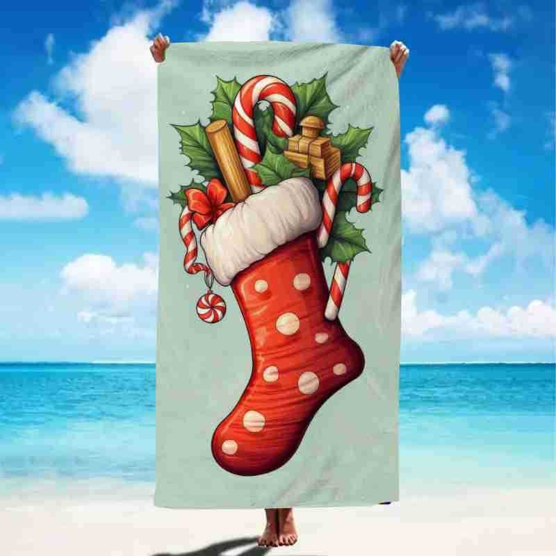 Mikropluošto vonios ir plaukimo rankšluostis – 200–300 g, 150d siūlai, siuvinėtas kraštas, be pūkų, greitas džiūvimas