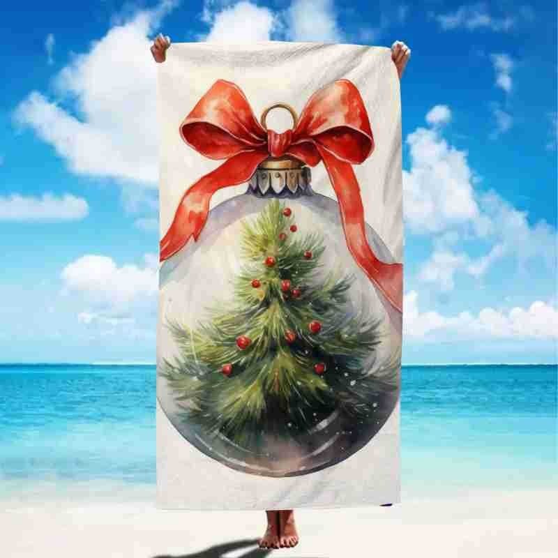 Mikropluošto vonios ir plaukimo rankšluostis – 200–300 g, 150d siūlai, siuvinėtas kraštas, be pūkų, greitas džiūvimas