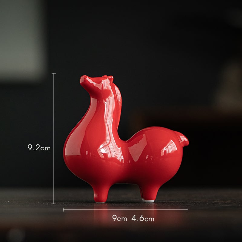 Κεραμικό διακοσμητικό άλογο Ταν για το σαλόνι – κινεζικό στυλ, ημιχειροποίητο, ιδανικό δώρο για επιχειρήσεις ή γενέθλια