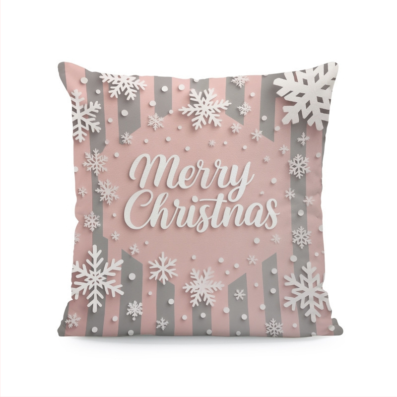 Kalėdinė pagalvių uždanga – poliesteris, imitacinis siuvinėjimas, pritaikymas prieinama, svetainei dekoruoti