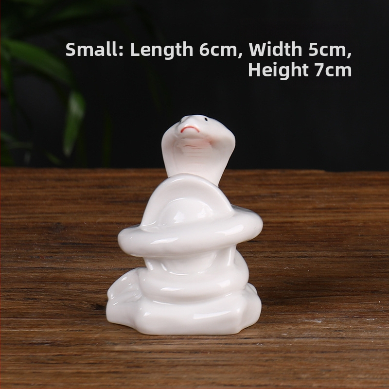 Keraminis Zodiako komplektas su 12 gyvūnų figūrėlėmis, skirtas svetainei ir darbo stalui, naujojo kinų stiliaus