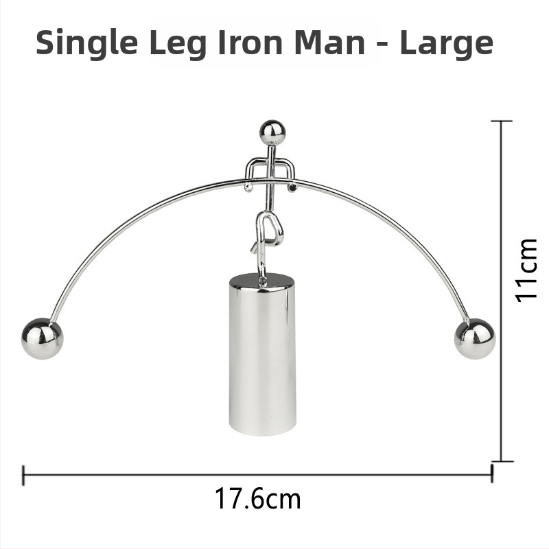 Njutono pendulio dekoras su magnetine levitacija — modernus minimalistinis dizainas, unikali prekė