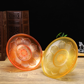 Budistų aukojimo lėkštė, plastikinė, retro stilius (Paviršiaus technologija 37590057295; įprastas įpakavimas)