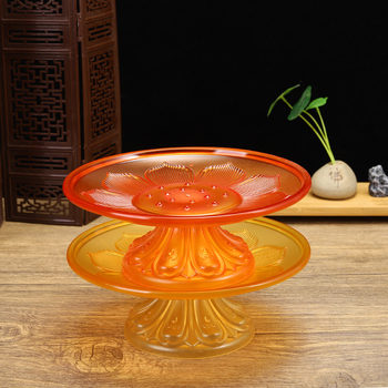 Budistų aukojimo lėkštė, plastikinė, retro stilius (Paviršiaus technologija 37590057295; įprastas įpakavimas)