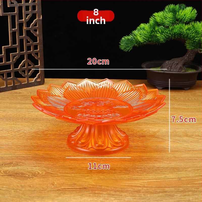 Budistų aukojimo lėkštė, plastikinė, retro stilius (Paviršiaus technologija 37590057295; įprastas įpakavimas)