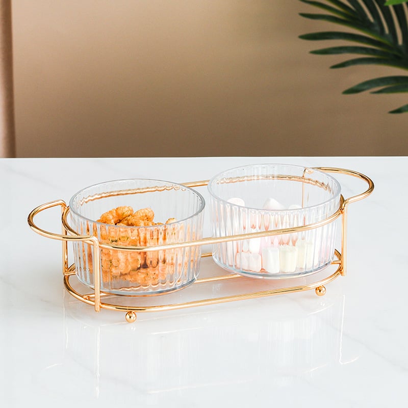 Europos stiliaus skaidrus akrilo vaisių padėklas su pertvaromis ir dangčiu, išleistas 2025