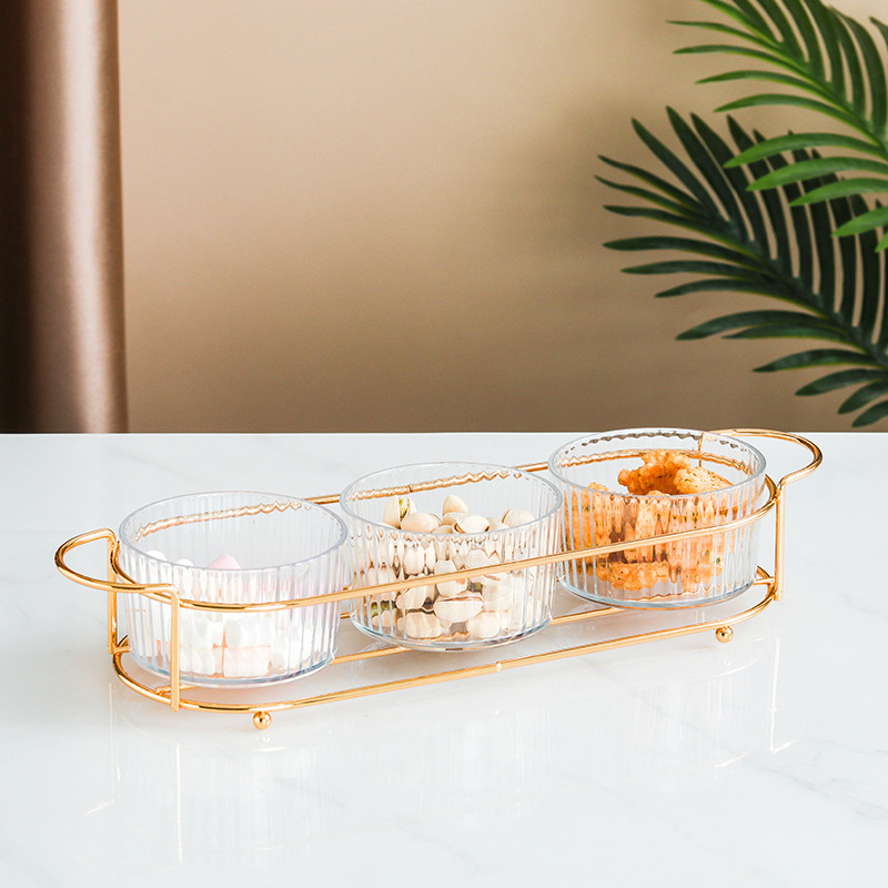 Europos stiliaus skaidrus akrilo vaisių padėklas su pertvaromis ir dangčiu, išleistas 2025
