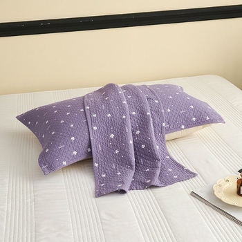 Pagalvės užvalkalas su trim sluoksniais gaze, 100% medvilnė, išplautas paviršius, atsparus plaukų aliejui