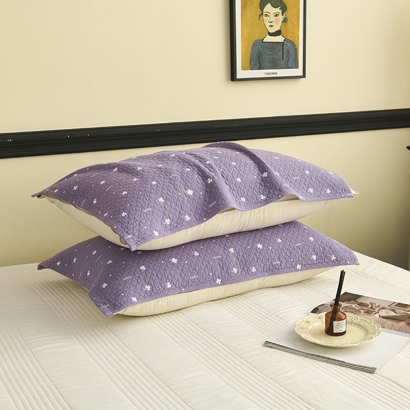 Pagalvės užvalkalas su trim sluoksniais gaze, 100% medvilnė, išplautas paviršius, atsparus plaukų aliejui