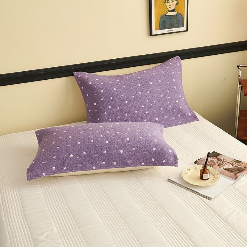 Pagalvės užvalkalas su trim sluoksniais gaze, 100% medvilnė, išplautas paviršius, atsparus plaukų aliejui