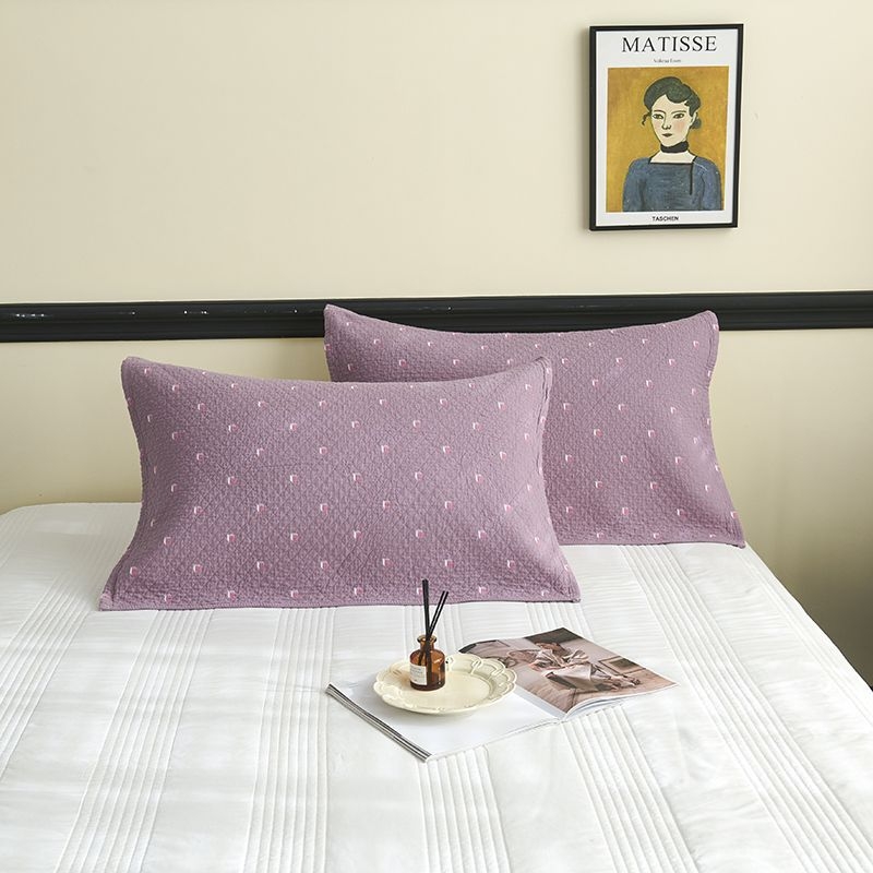 Pagalvės užvalkalas su trim sluoksniais gaze, 100% medvilnė, išplautas paviršius, atsparus plaukų aliejui