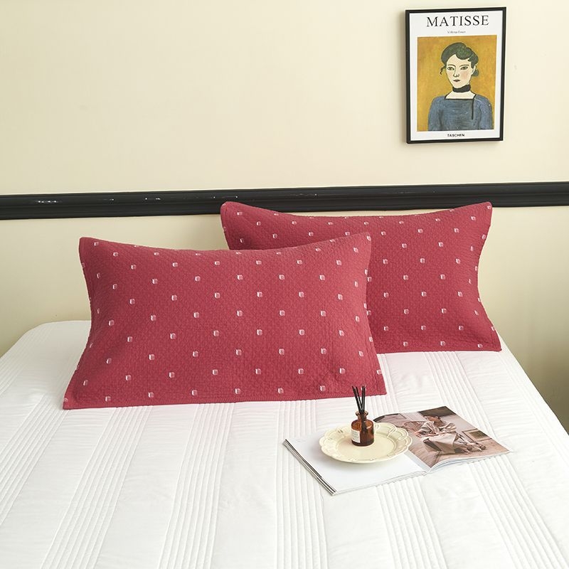 Pagalvės užvalkalas su trim sluoksniais gaze, 100% medvilnė, išplautas paviršius, atsparus plaukų aliejui