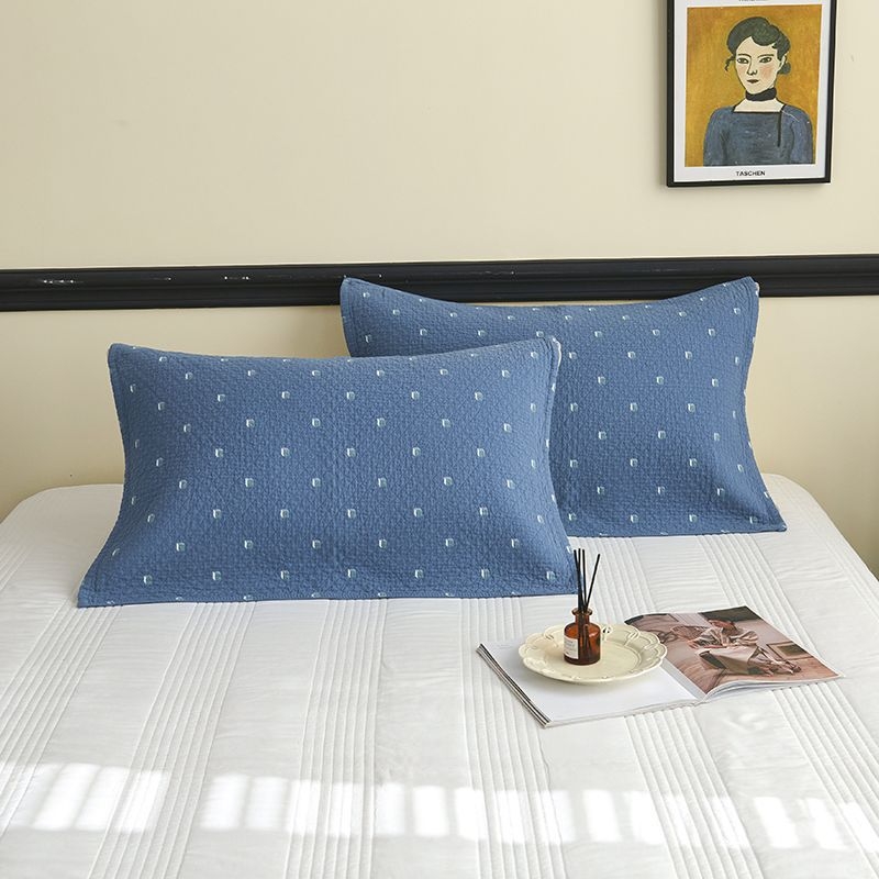 Pagalvės užvalkalas su trim sluoksniais gaze, 100% medvilnė, išplautas paviršius, atsparus plaukų aliejui