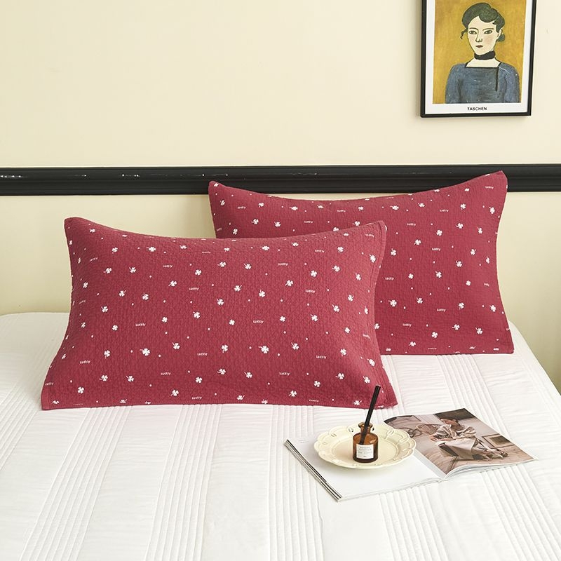 Pagalvės užvalkalas su trim sluoksniais gaze, 100% medvilnė, išplautas paviršius, atsparus plaukų aliejui