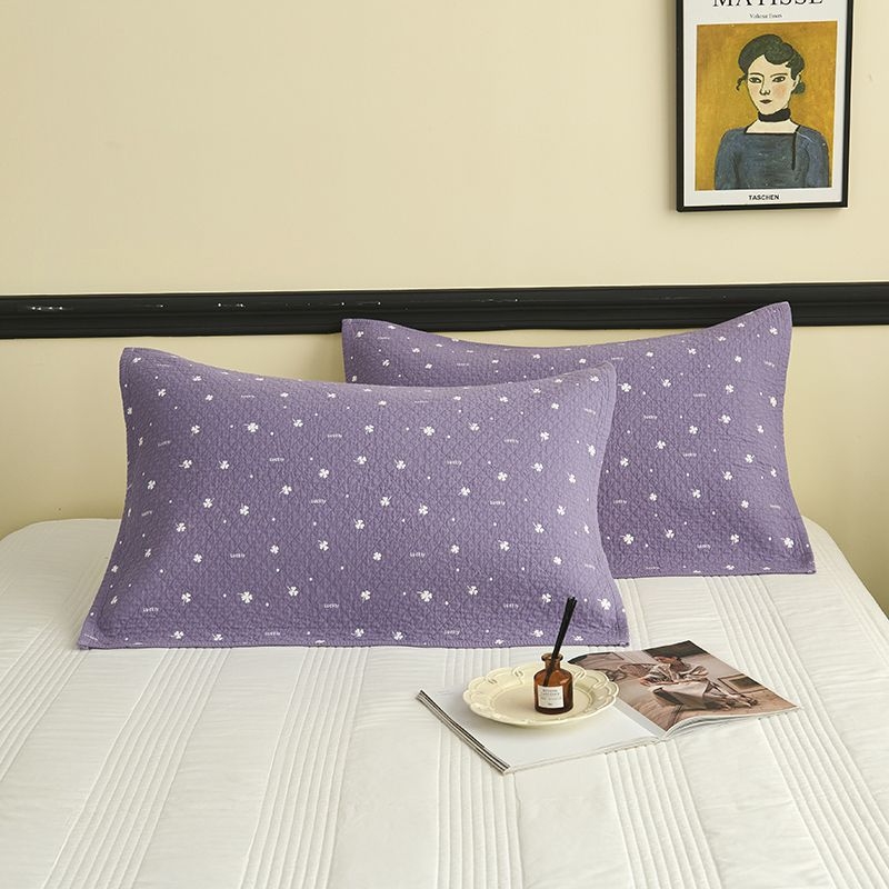 Pagalvės užvalkalas su trim sluoksniais gaze, 100% medvilnė, išplautas paviršius, atsparus plaukų aliejui