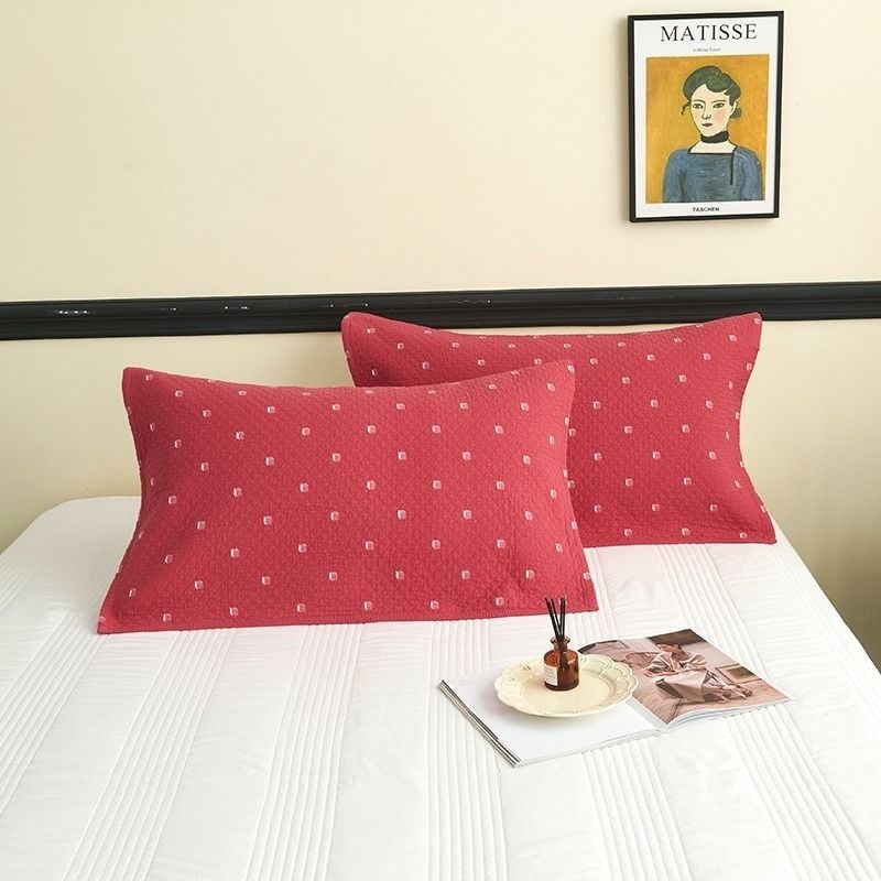 Pagalvės užvalkalas su trim sluoksniais gaze, 100% medvilnė, išplautas paviršius, atsparus plaukų aliejui