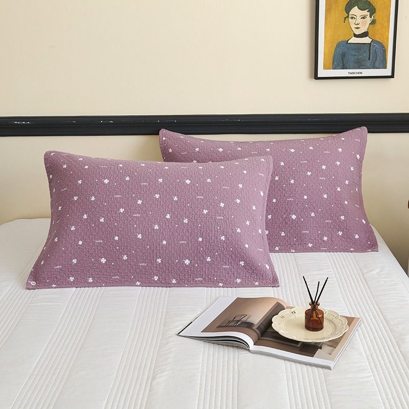 Pagalvės užvalkalas su trim sluoksniais gaze, 100% medvilnė, išplautas paviršius, atsparus plaukų aliejui