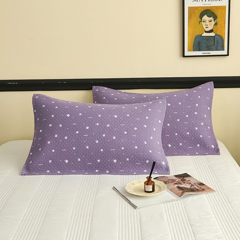 Pagalvės užvalkalas su trim sluoksniais gaze, 100% medvilnė, išplautas paviršius, atsparus plaukų aliejui