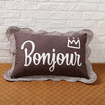 Siuvinėtas pagalvės užvalkalas, 100% medvilnė, kaimiškas korėjietiškas mielas stilius, tie-dye