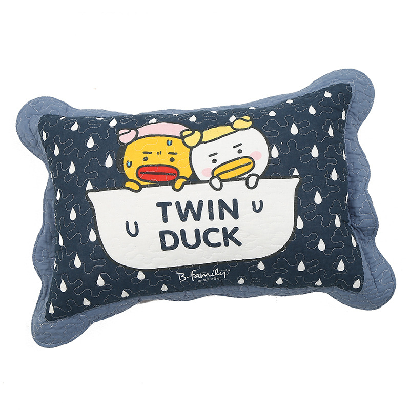 Siuvinėtas pagalvės užvalkalas, 100% medvilnė, kaimiškas korėjietiškas mielas stilius, tie-dye