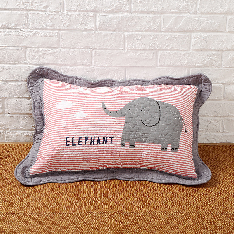 Siuvinėtas pagalvės užvalkalas, 100% medvilnė, kaimiškas korėjietiškas mielas stilius, tie-dye