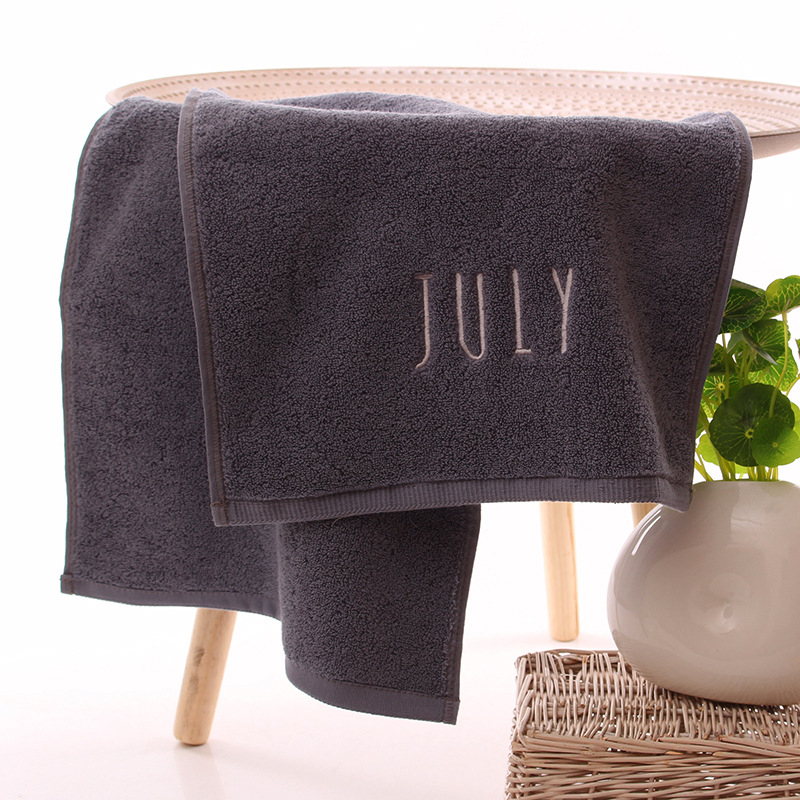 Medvilninis veido rankšluostis, 32S siūlai, siuvinėtas ir paprastos plokščios audinio, 100–120 g, pritaikomas